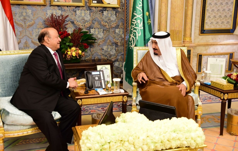 سلمان يستقبل هادي في جدة