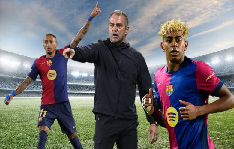 يامال ورافينيا يرسمان لوحات الإبداع مع برشلونة في الأبطال..