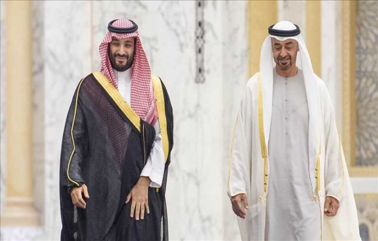 بن زايد وبن سلمان يبحثان مع قادة مجلس التعاون تطورات الشرق الأوسط