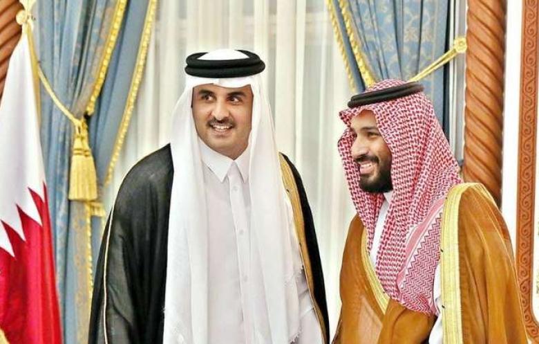 أمير قطر يتصل هاتفياً بولي العهد السعودي بناء على رغبة ترامب