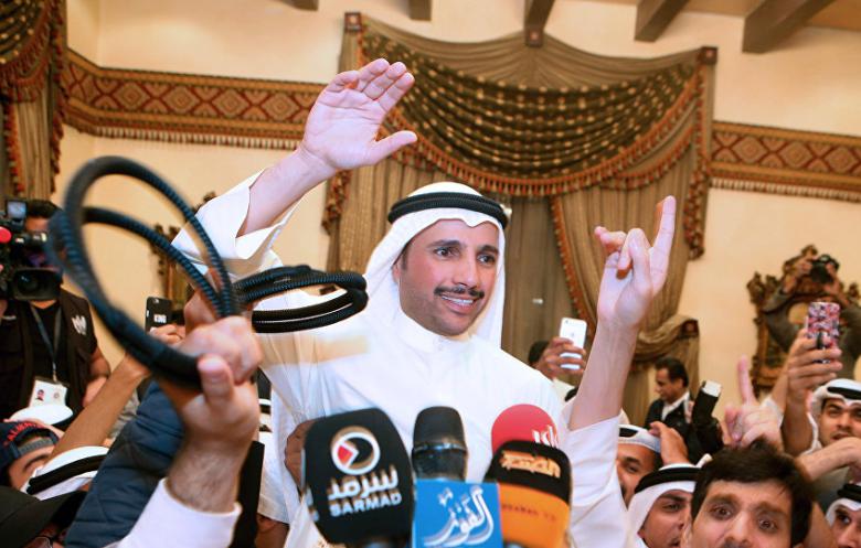 الغانم يطرد ممثل البرلمان الاسرائيلي في مؤتمر الاتحاد العالمي ببريطانيا