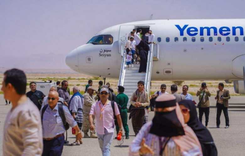 إلغاء الرحلات في مطار عدن لعدم الحصول على تصاريح من التحالف