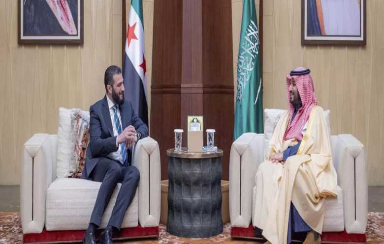 بن سلمان والشرع يبحثان العلاقات وتعافي سوريا اقتصادياً
