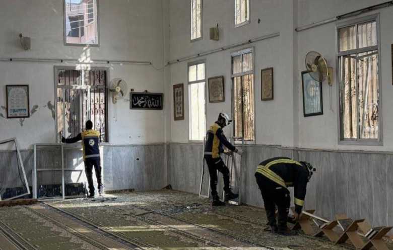 6 قتلى و21 إصابة بتفجير استهدف مسجداً في حمص وسط سورية