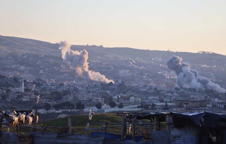 سلسلة غارات جوية إسرائيلية على جنوب وشرق لبنان