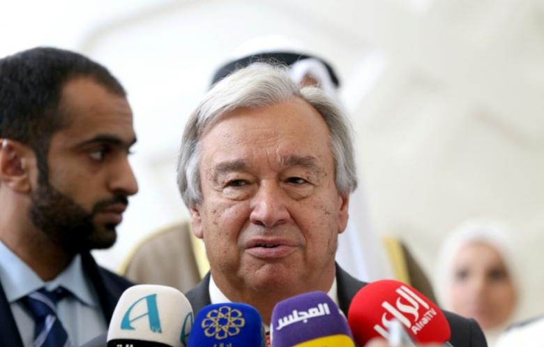 "غوتيريش" يدعو السعودية إلى رفع الحصار عن اليمن