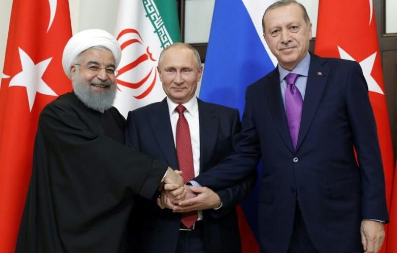 بوتين وروحاني واردوغان يتفقون على عقد مؤتمر حوار وطني سوري في روسيا