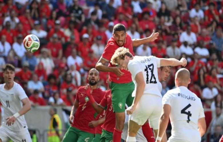 النرويج تفرض التعادل على المغرب وديا قبل كأس العالم