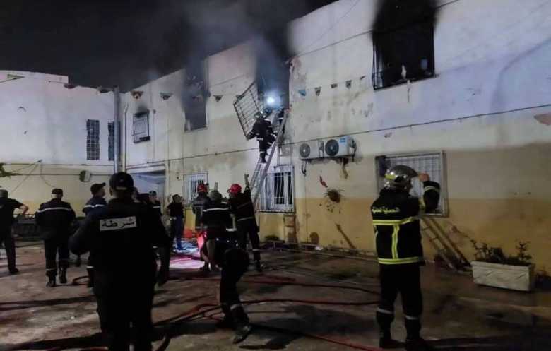 11 وفاة و19 مصابا إثر حريق دار أيتام في الجزائر
