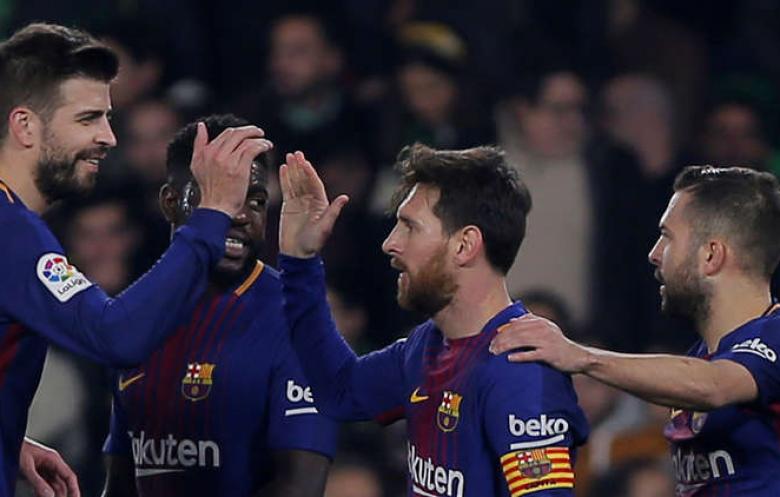 برشلونة يبتعد في صدارة "الليغا" بفوز ساحق على ريال بيتيس