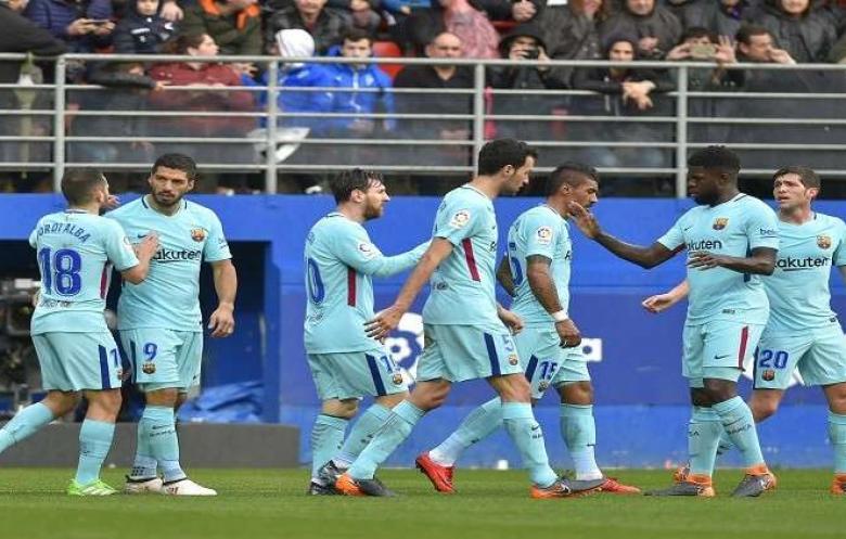 برشلونة في صدارة الليغا