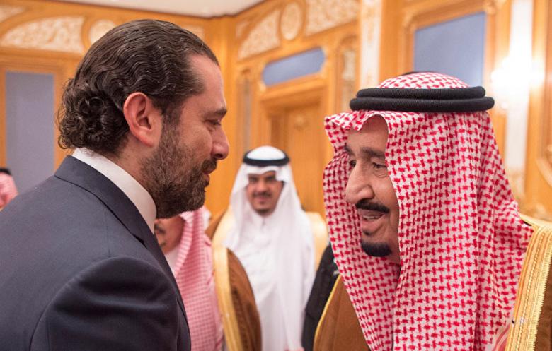 الملك سلمان يستقبل الحريري في قصر اليمامة