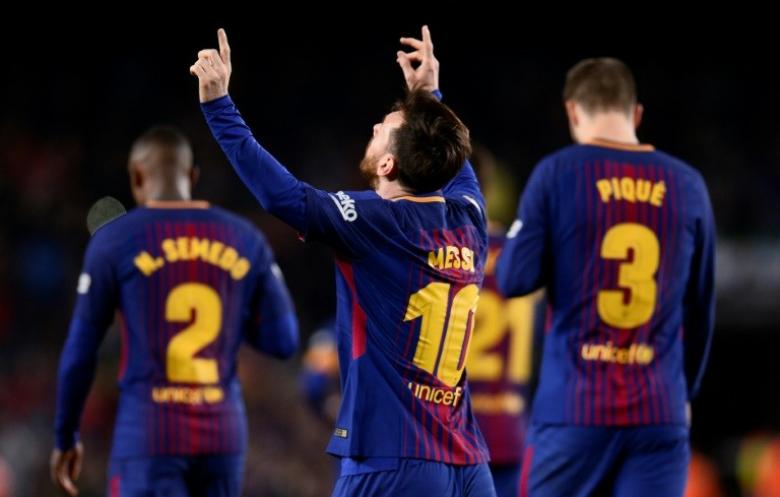 بطولة اسبانيا: ثلاثية لميسي ورقم قياسي لبرشلونة