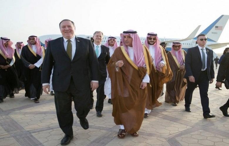 بومبيو في الرياض في اول جولة له الى الشرق الاوسط