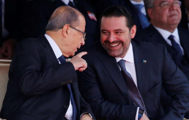 عون يكلف الحريري بتشكيل الحكومة اللبنانية