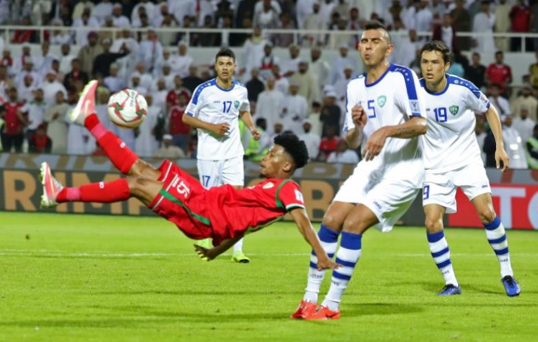 كأس آسيا 2019: فوز متأخر لأوزبكستان على عمان