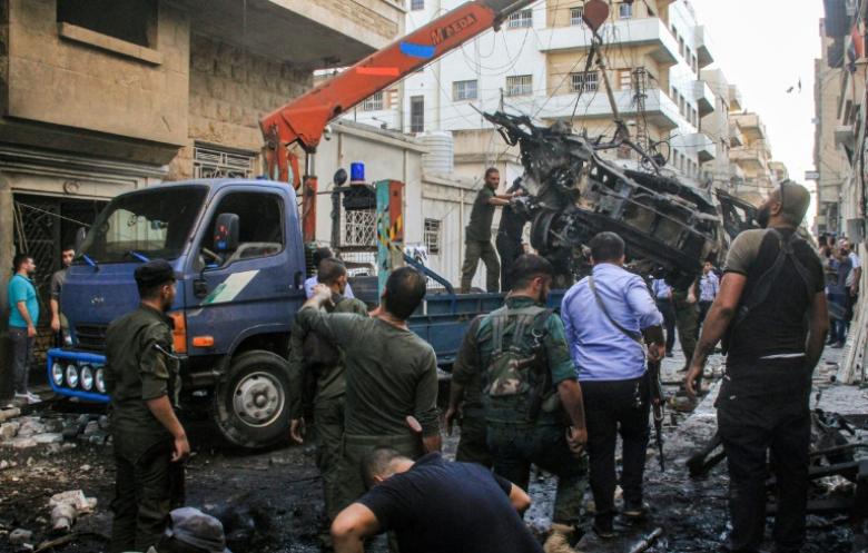 جرحى بانفجار سيّارة مفخخة قرب كنيسة بمدينة القامشلي السورية