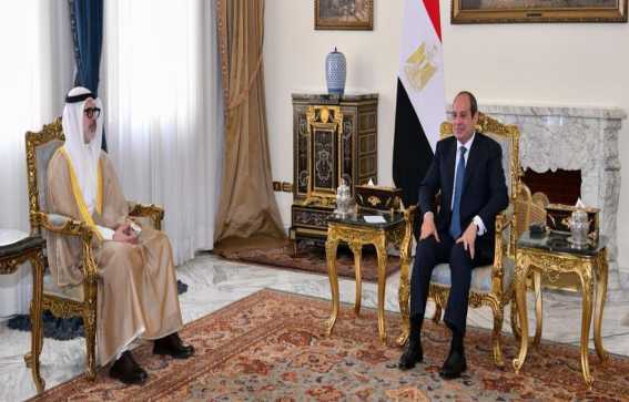 الرئيس السيسي يؤكد دعم أمن الكويت ويرفض انتهاك سيادتها