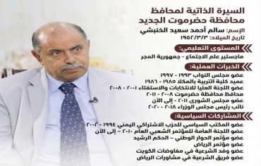 سالم الخنبشي... محافظ في مهمة "المنقذ" لحضرموت 