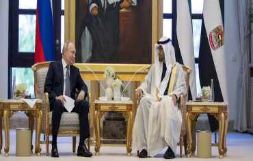 الشيخ محمد بن زايد وبوتين يبحثان جهود احتواء التصعيد بالمنطقة
