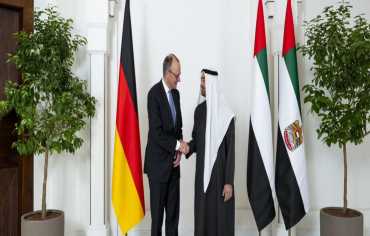  الشيخ محمد بن زايد والمستشار الألماني يبحثان تعزيز الشراكة التنموية