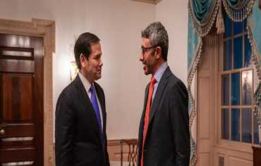 عبد الله بن زايد يبحث مع روبيو الشراكة والأزمات الإقليمية