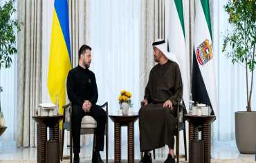 رئيسا الإمارات وأوكرانيا يبحثان تداعيات توترات الإقليم